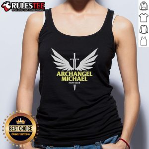 Official Archangel Michael Fight Club Tank Top featuring a bold design, perfect for fitness enthusiasts and fans.