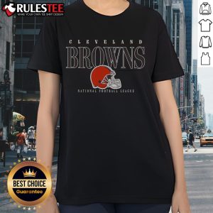 Official Cleveland Browns Signature Bar Ladies Tee featuring team logo and stylish design for female fans.