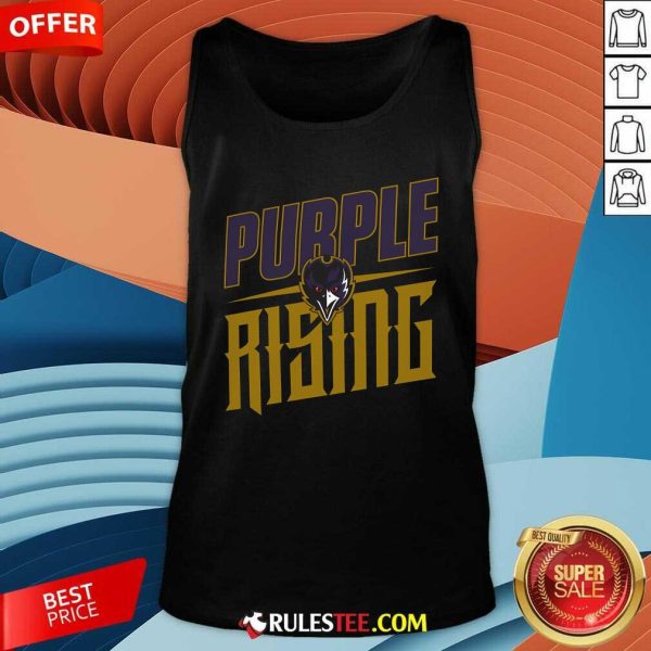 Official Purple Baltimore Ravens Purple Rising Super Rival Tank-Top