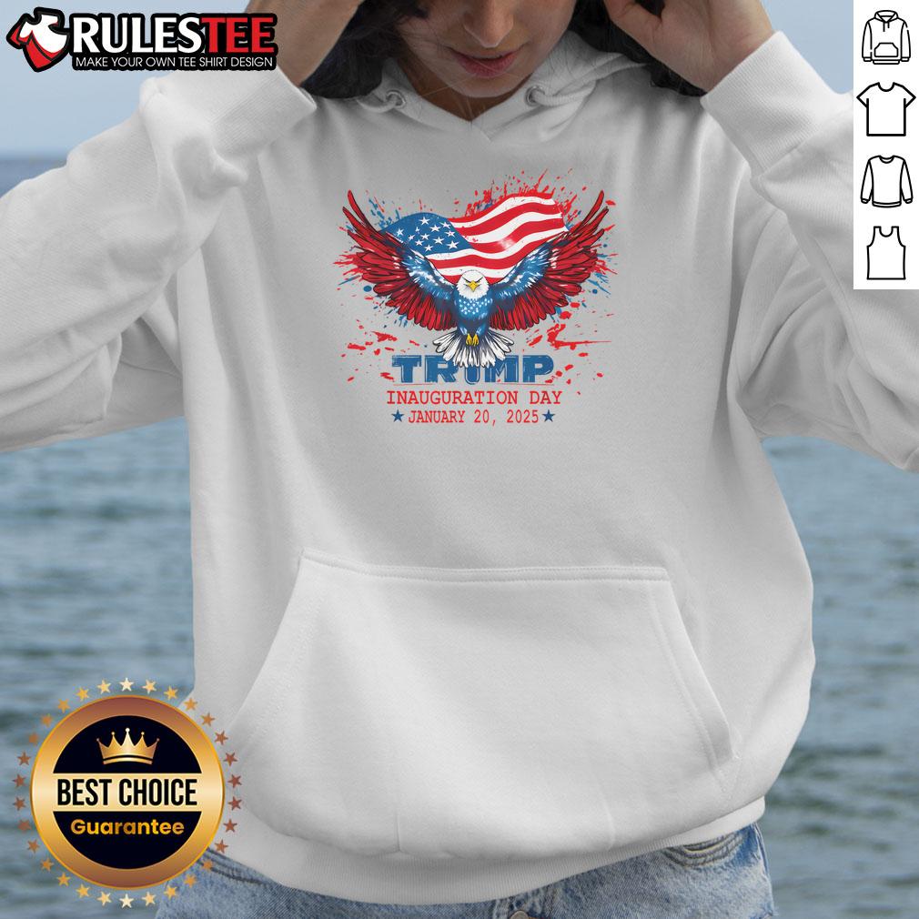Awesome 47th President Donald Trump Inauguration Day January 20th hoodie showcasing patriotic design and vibrant colors.