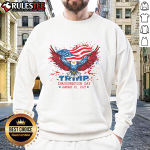 Awesome 47th President Donald Trump Inauguration Day sweatshirt design featuring patriotic colors and bold lettering.