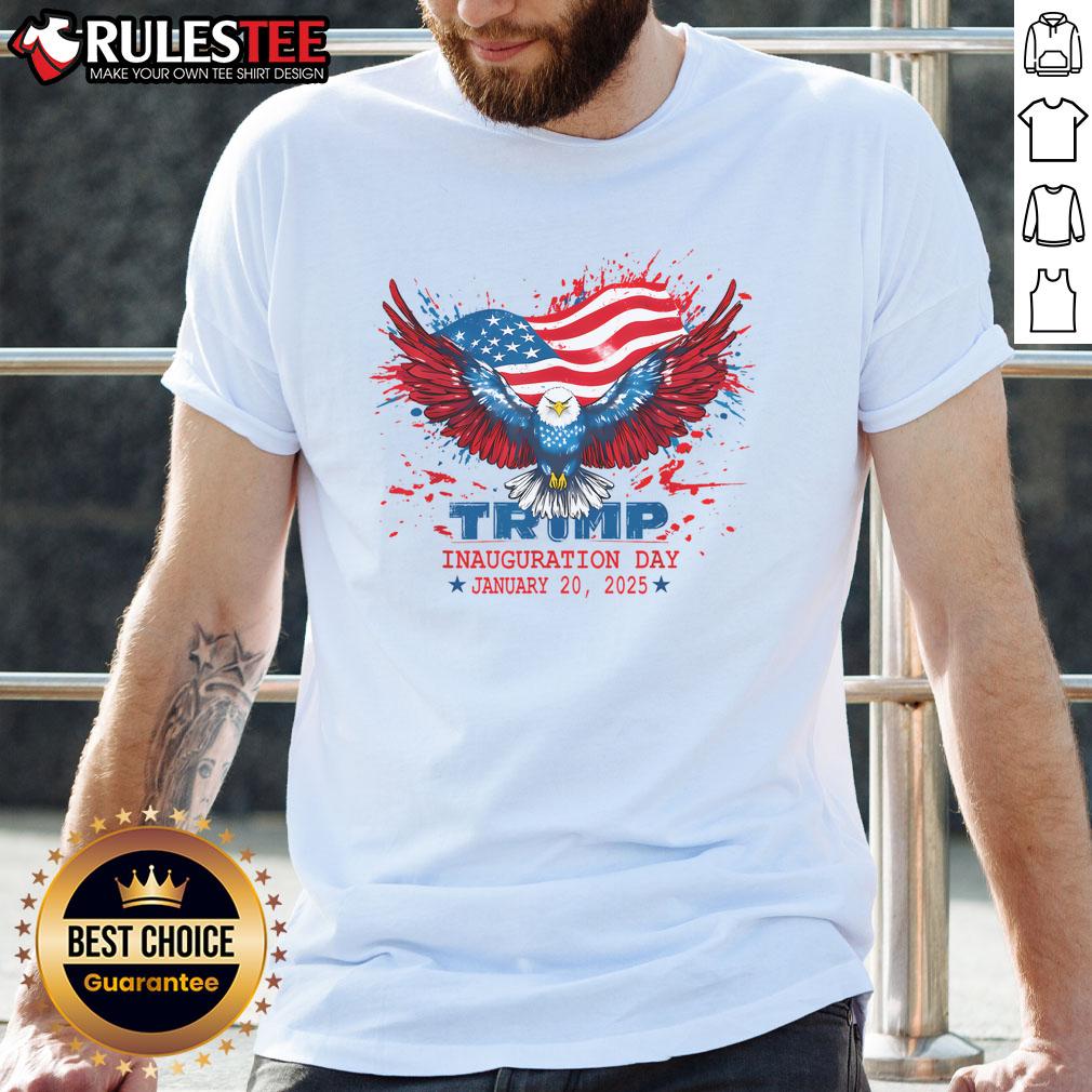 Awesome 47th President Donald Trump Inauguration Day January 20th T-shirt featuring patriotic design and bold graphics.