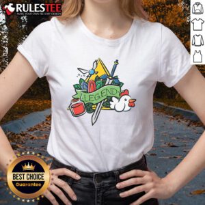 Awesome Legends Tattoo Ladies Tee featuring a bold graphic design, perfect for tattoo enthusiasts and casual wear.