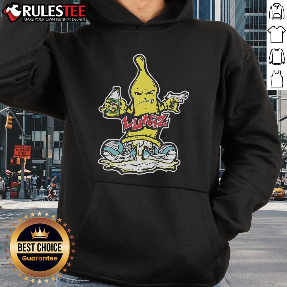 Awesome Luniz Vintage Graphic Hoodie featuring bold designs and retro style, perfect for hip hop fashion enthusiasts.