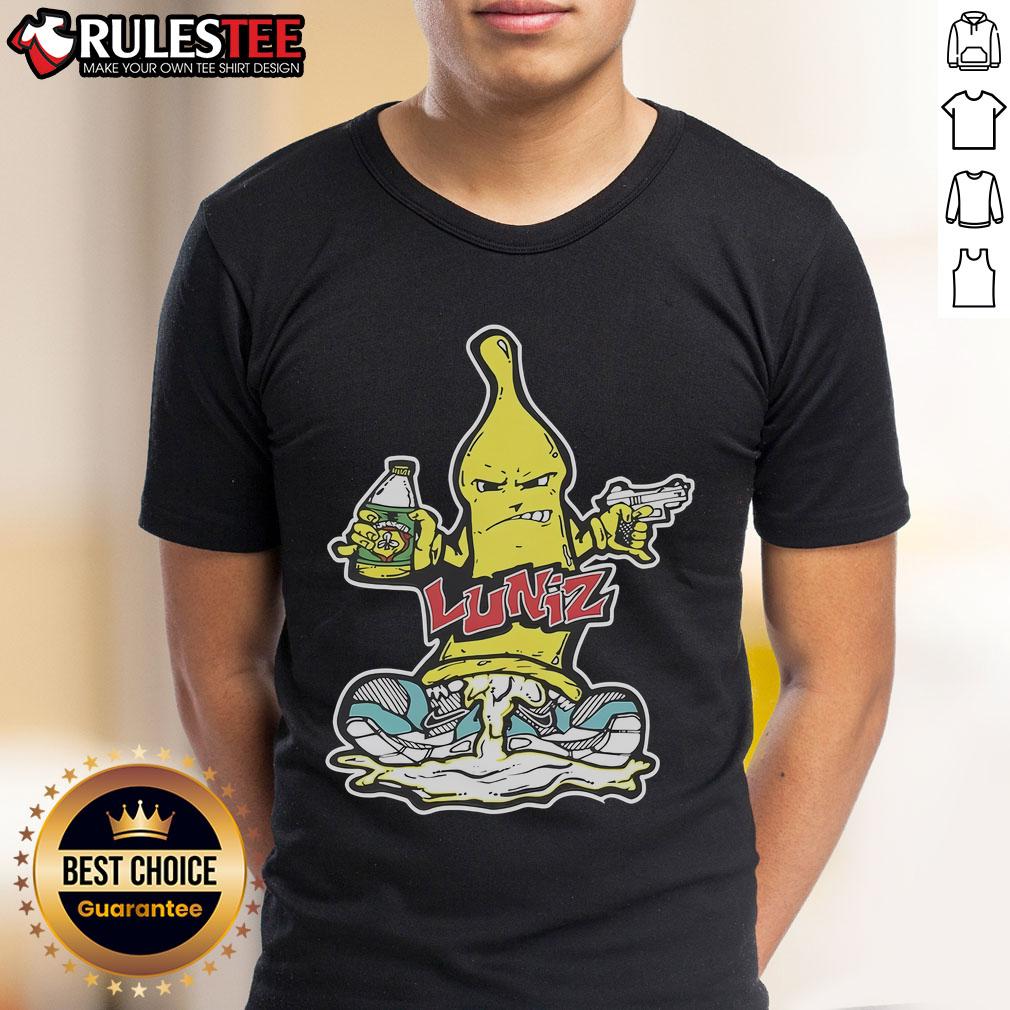 Awesome Luniz Vintage Graphic T-Shirt featuring bold designs and iconic 90s hip-hop style for retro fashion lovers.