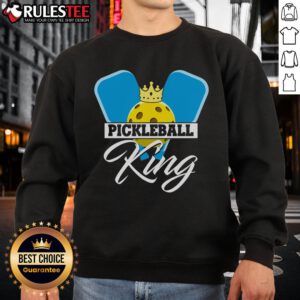 Awesome Pickleball King Sweatshirt featuring a vibrant design, perfect for pickleball enthusiasts and casual wear.