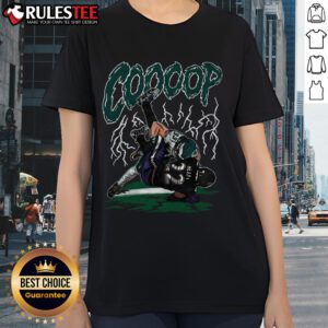 Cooper DeJean tackles Derrick Henry in an intense NFL matchup, featured on an Awesome Rookie DB Ladies Tee.