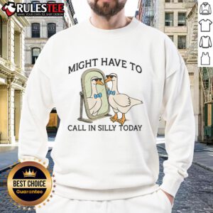Awesome Silly Goose sweatshirt featuring playful design, perfect for casual wear or a fun day at home.