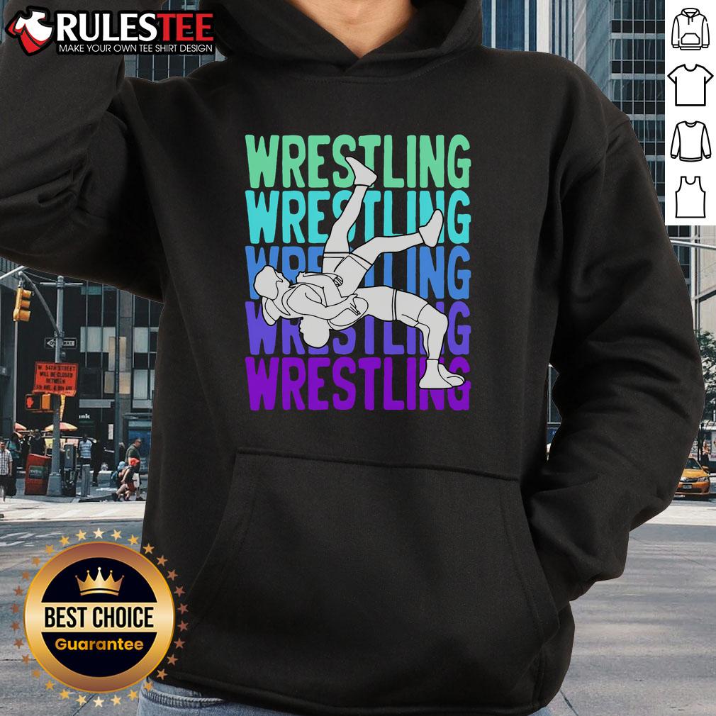 Awesome Wrestling Lovers Hoodie featuring a bold design, perfect for passionate fans of wrestling and comfortable casual wear.