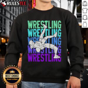 Awesome Wrestling Lovers Sweatshirt featuring bold graphics and a comfortable fit for wrestling enthusiasts.