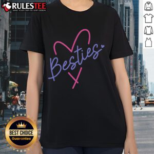 Adorable matching best friend tees for ladies, perfect for sisters, cousins, and BFFs. Cute design for bestie bonding.