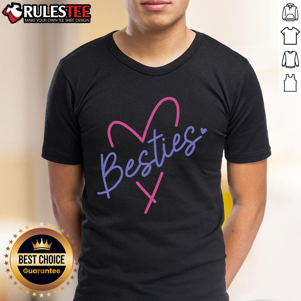 Cute best friend matching BFF sister cousin T-shirt design featuring a playful and vibrant graphic. Perfect for friendship!