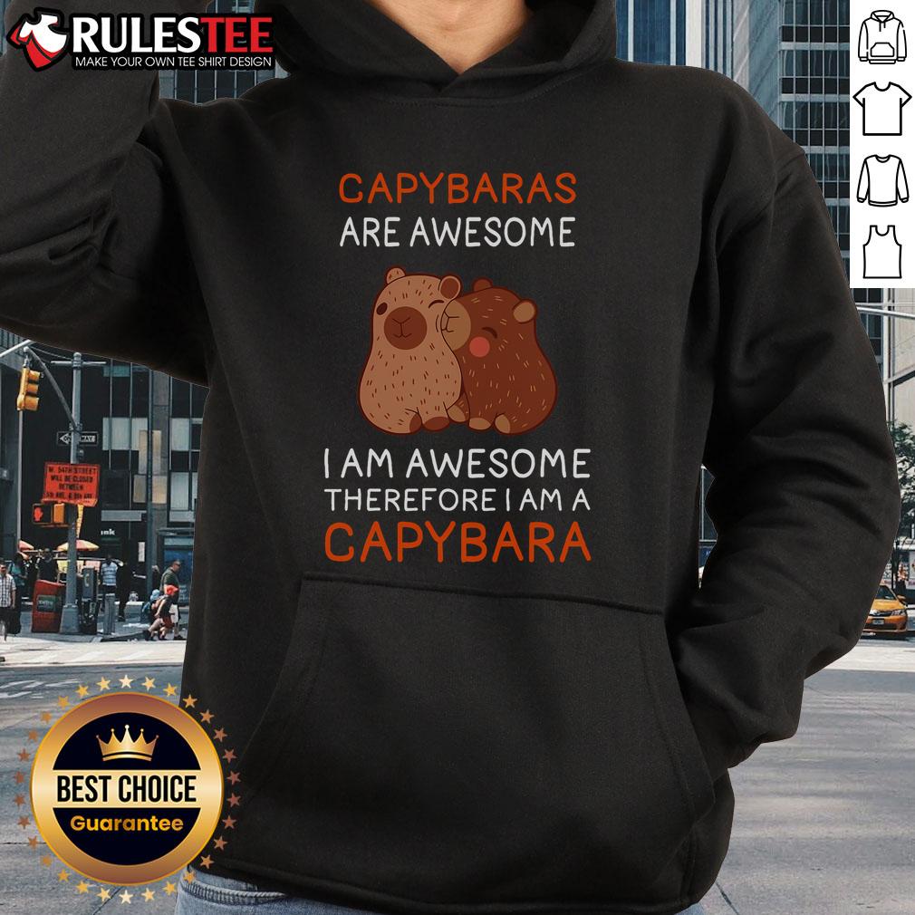 Cute capybara lover hoodie featuring adorable capybaras, perfect for any capybara enthusiast.