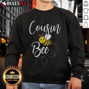 Cute Cousin Of The Bee Day Girl Hive Family Matching Birthday Sweatshirt