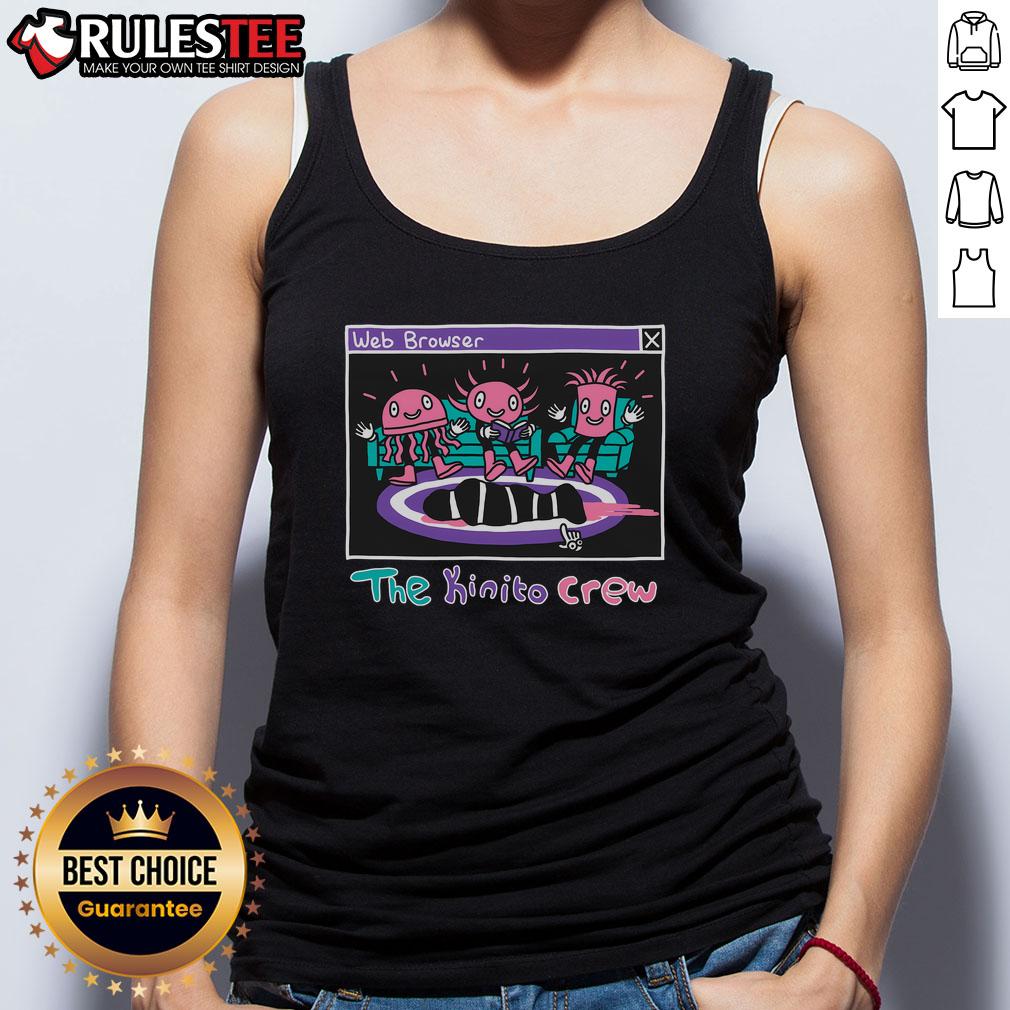 Cute The Kinito Crew Tank Top featuring a vibrant design, perfect for casual summer outfits and stylish layering.