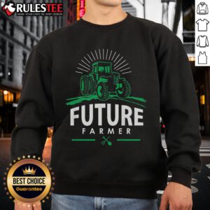 Awesome Future Farmer Rural Tractor Sweatshirt featuring a vibrant tractor design on a cozy, stylish sweatshirt.