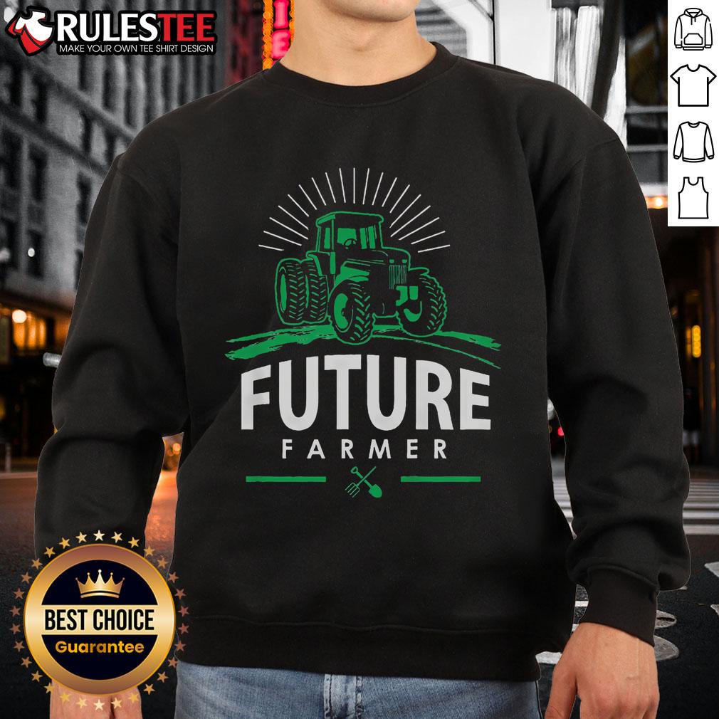 Awesome Future Farmer Rural Tractor Sweatshirt featuring a vibrant tractor design on a cozy, stylish sweatshirt.