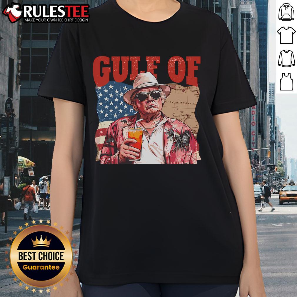 Awesome Gulf of United States of America ladies tee featuring a stylish design and vibrant colors for casual wear.