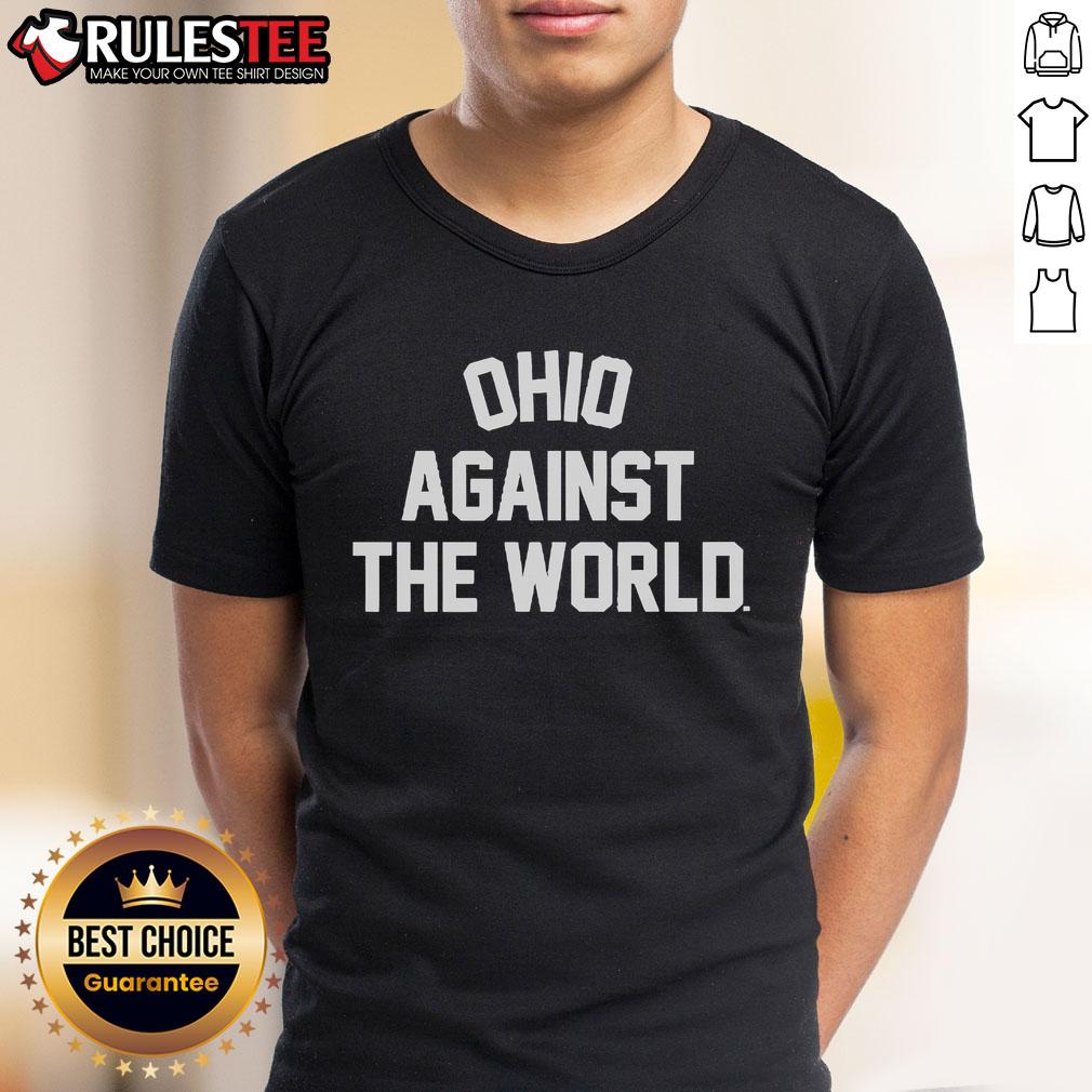 Awesome Ohio Against The World T-Shirt featuring bold graphics and a vibrant design for proud Ohio fans.