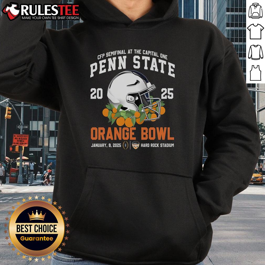 Awesome Penn State 2025 Orange Bowl New Edition Hoodie featuring bold design and team colors for ultimate fan style.