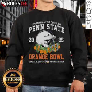 Awesome Penn State 2025 Orange Bowl New Edition Sweatshirt showcasing team spirit and stylish design for fans.