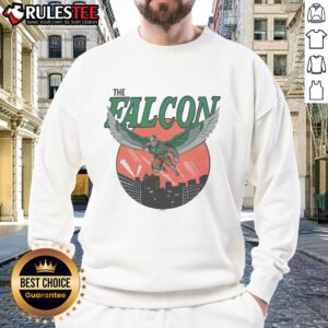 Awesome Sam Wilson the Falcon sweatshirt featuring a vibrant design and comfortable fit for fans and fashion lovers.