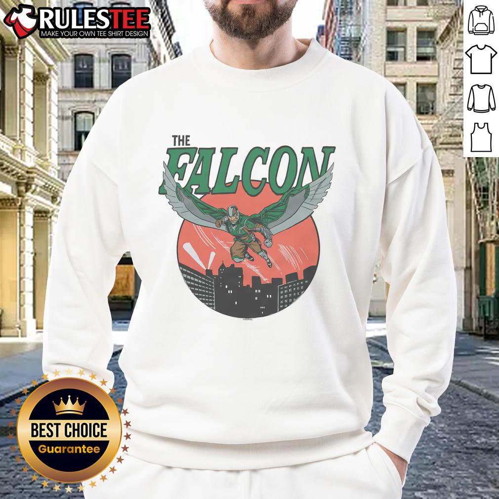 Awesome Sam Wilson the Falcon sweatshirt featuring a vibrant design and comfortable fit for fans and fashion lovers.