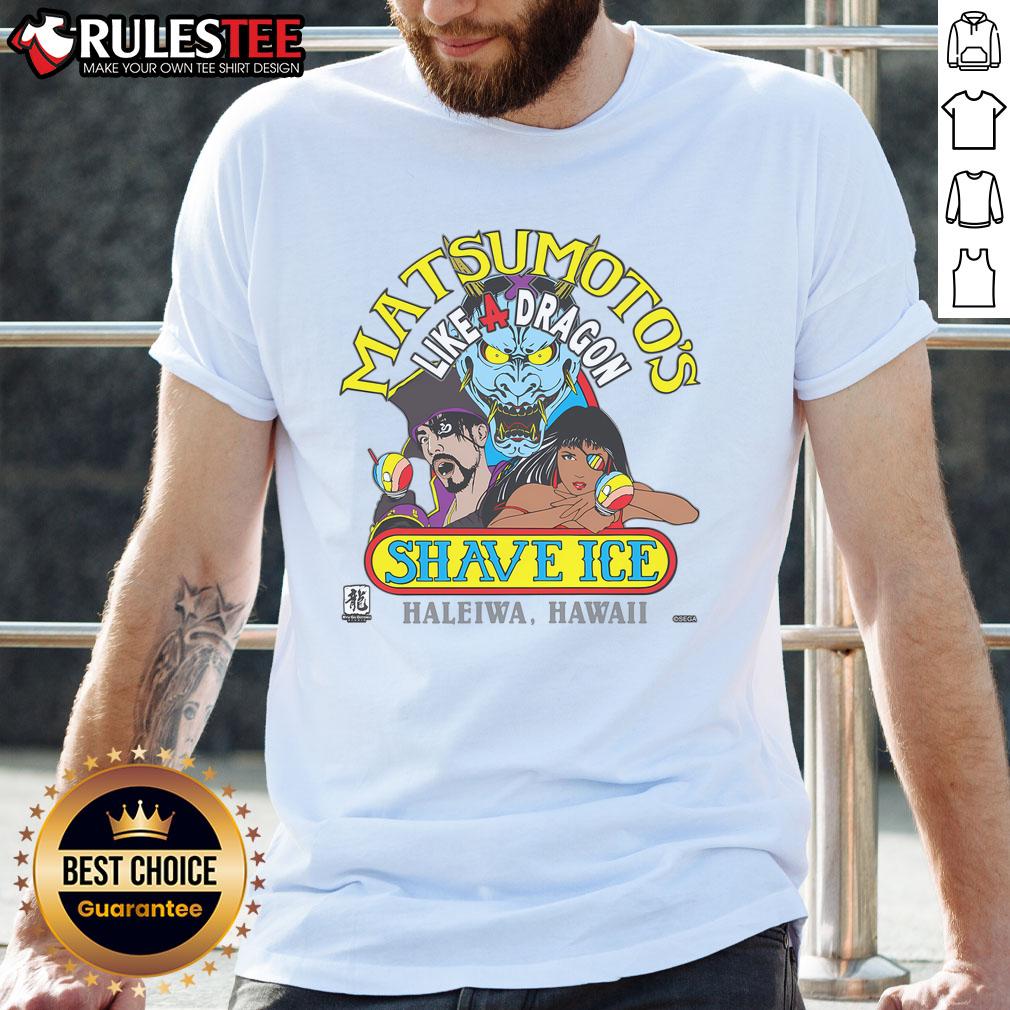 Awesome Yakuza Matsumoto's Like A Dragon Pirate Yakuza T-Shirt featuring vibrant graphics in Hawaii setting.