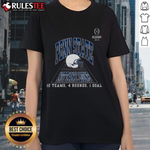Alt Text: 2025 Penn State Team Ladies Tee for the Official College Football Playoff featuring stylish design and team logo.
