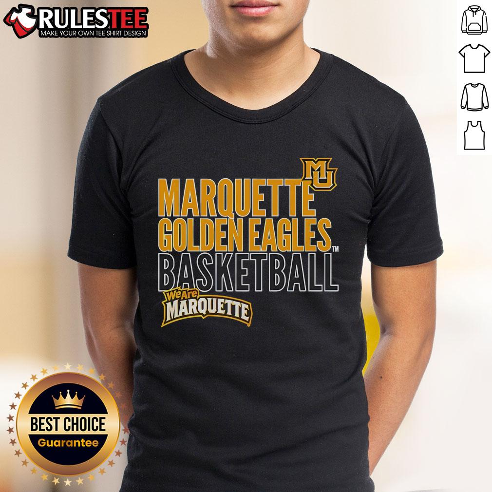 Top Marquette Golden Eagles Basketball T-Shirt featuring team colors and logo, perfect for fans and game day wear.