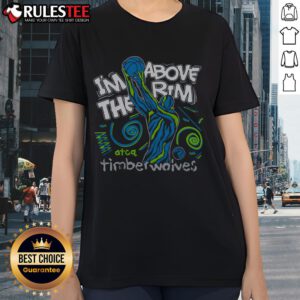 Awesome A Tribe Called Quest x Minnesota Timberwolves 'I'm Above The Rim' ladies tee featuring vibrant graphics and stylish design.