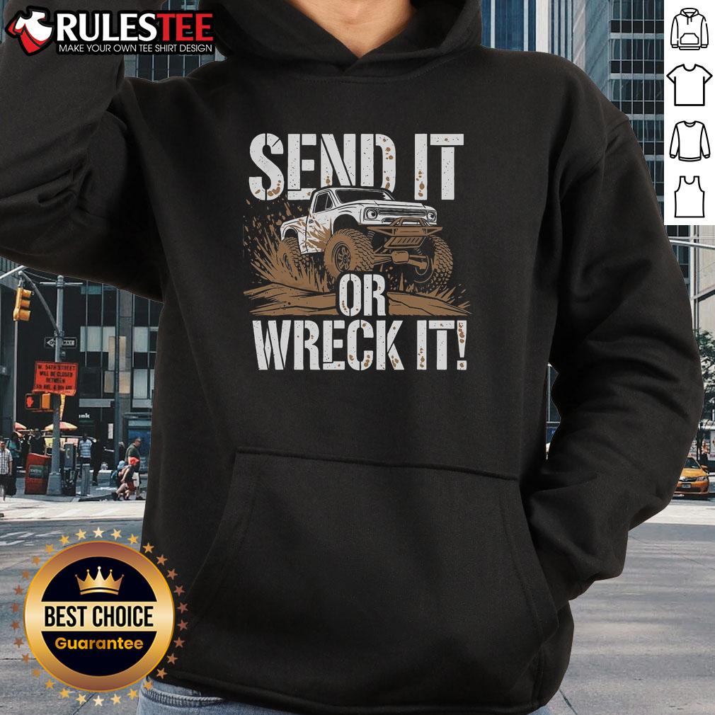 Awesome competitive RC car racing FPV remote control hoodie design featuring vibrant graphics and racing themes.