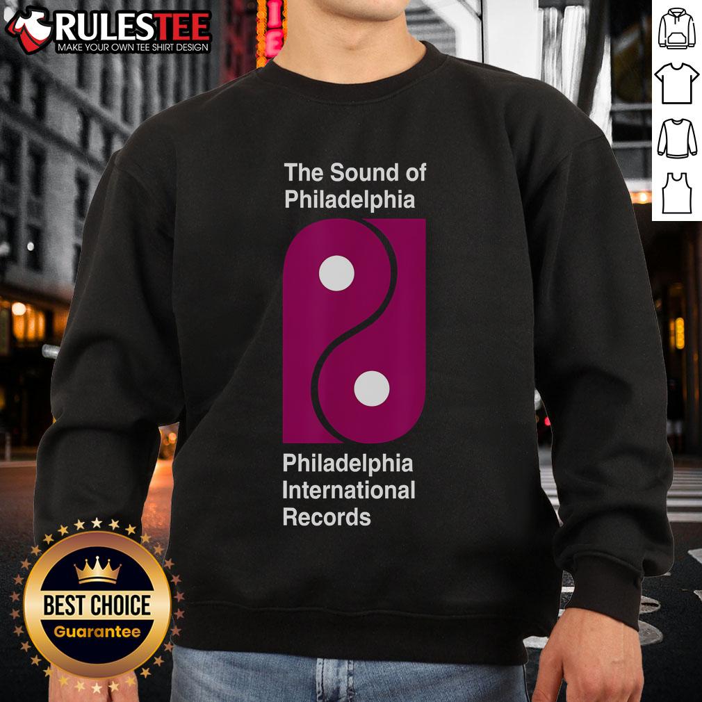 Awesome Philadelphia International Records sweatshirt featuring vibrant graphics and a cozy design for music lovers.