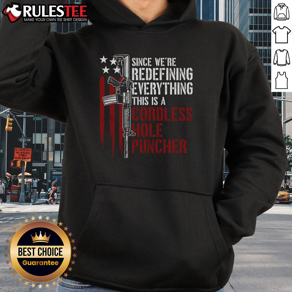Awesome Cordless Hole Puncher Hoodie in vibrant colors, showcasing a modern design for DIY enthusiasts and crafters.