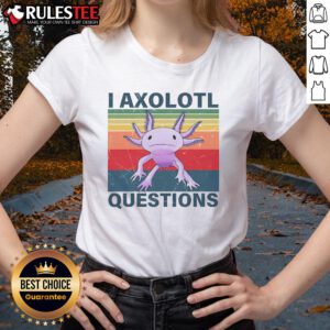 Funny I Axolotl Question tee for vintage axolotl lovers, showcasing a playful design perfect for ladies' casual wear.