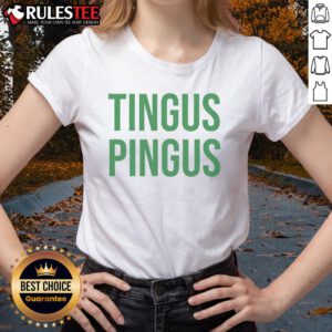 Funny Tingus Pingus meme humor ladies tee featuring a playful graphic design perfect for casual wear and humor lovers.