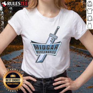 Good Midgar Mercenaries Ladies Tee featuring a stylish design for fans of the game, perfect for casual wear.