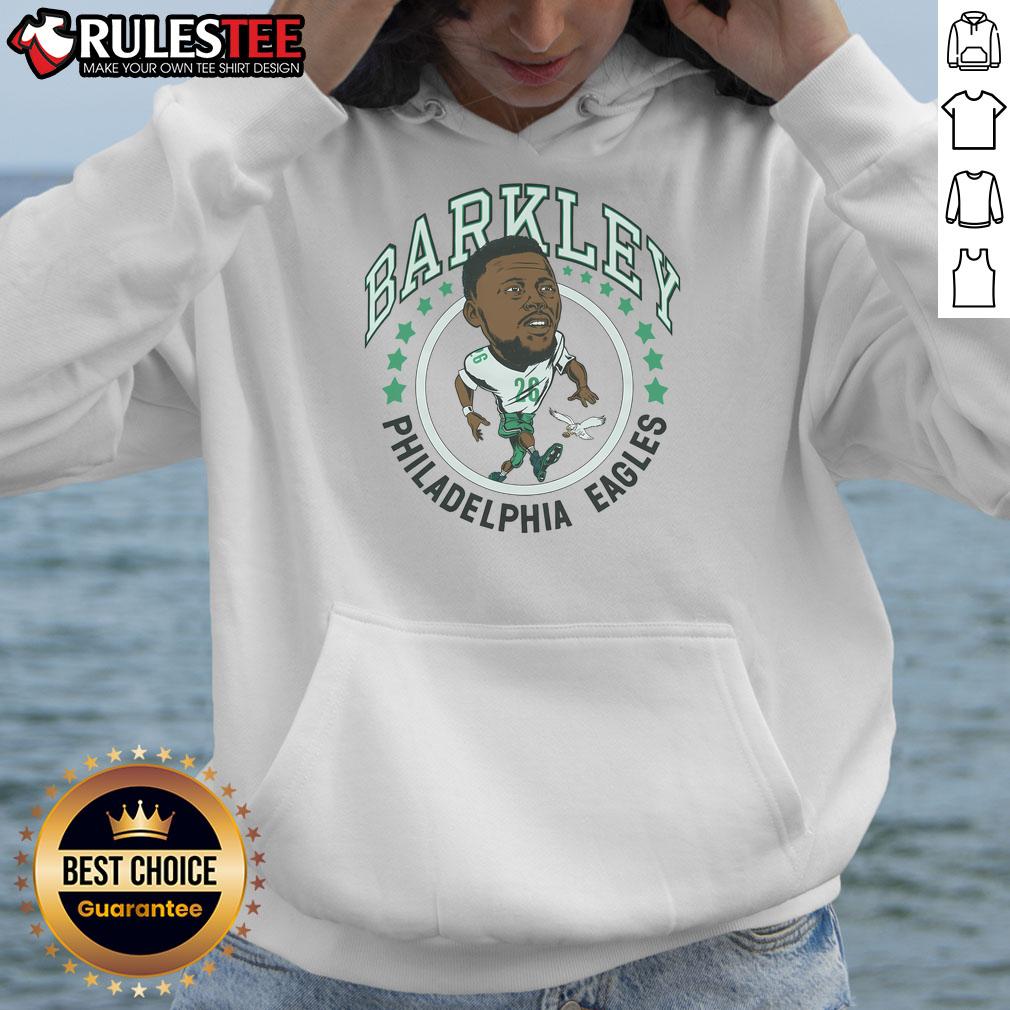 Cozy Good Philadelphia Eagles Saquon Barkley hoodie, perfect for fans supporting their team in style and comfort.