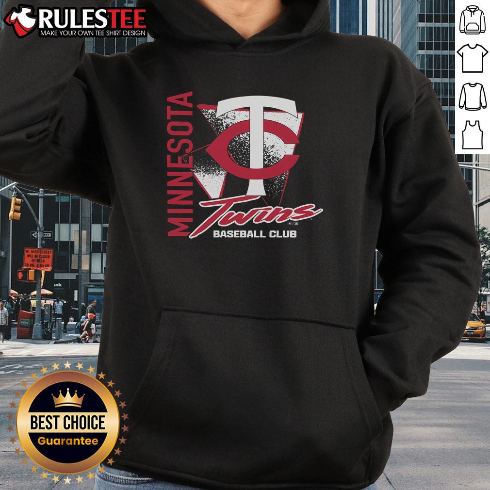 Nice Minnesota Twins side-arm baseball club hoodie featuring team colors and logo, perfect for fans and athletes alike.