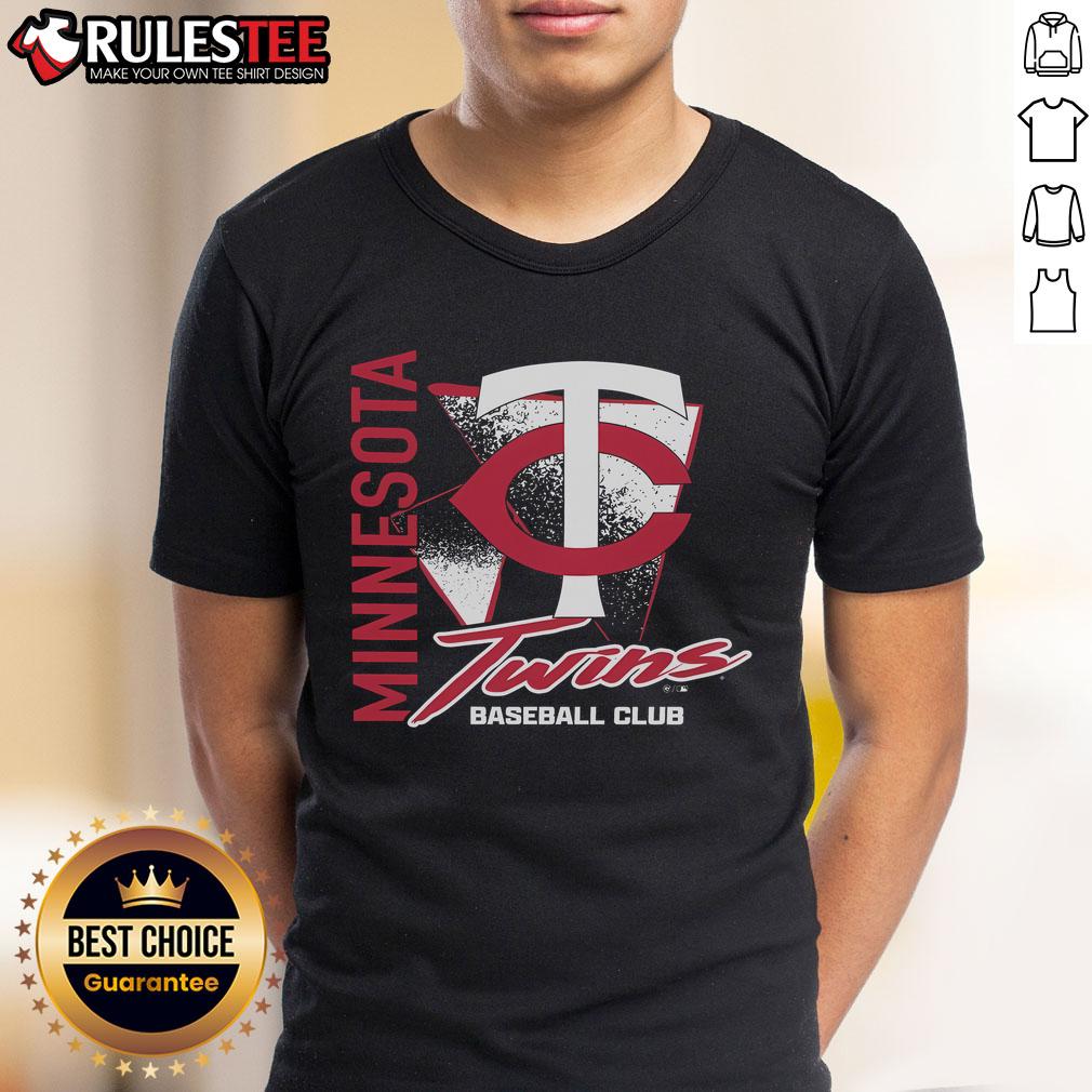 Nice Minnesota Twins Side Arm Baseball Club T-Shirt featuring vibrant team colors and logo for fans and collectors.