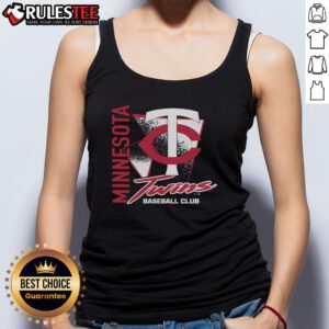 Stylish Nice Minnesota Twins side arm baseball club tank top featuring vibrant team colors and logo for fans.