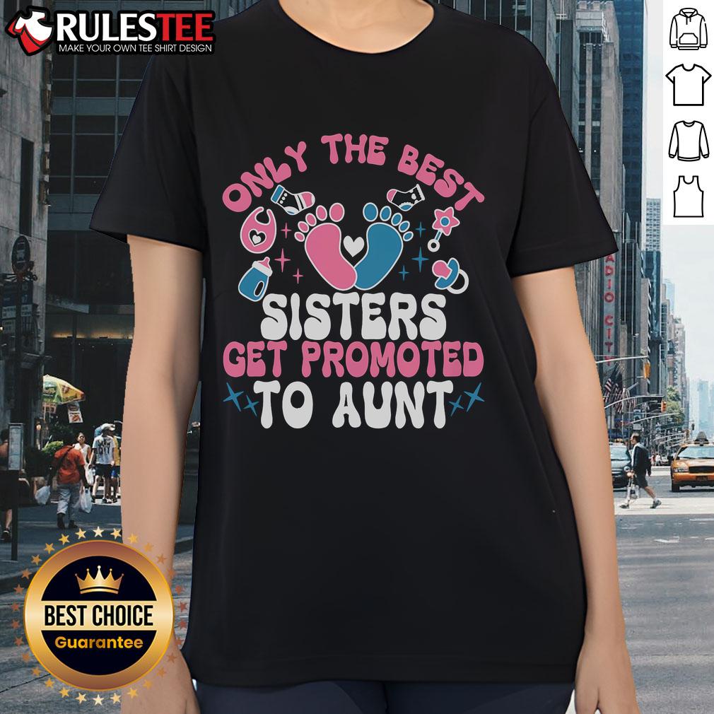 Awesome Baby Announcement tee for sisters promoted to aunt, featuring fun graphic and playful text design.