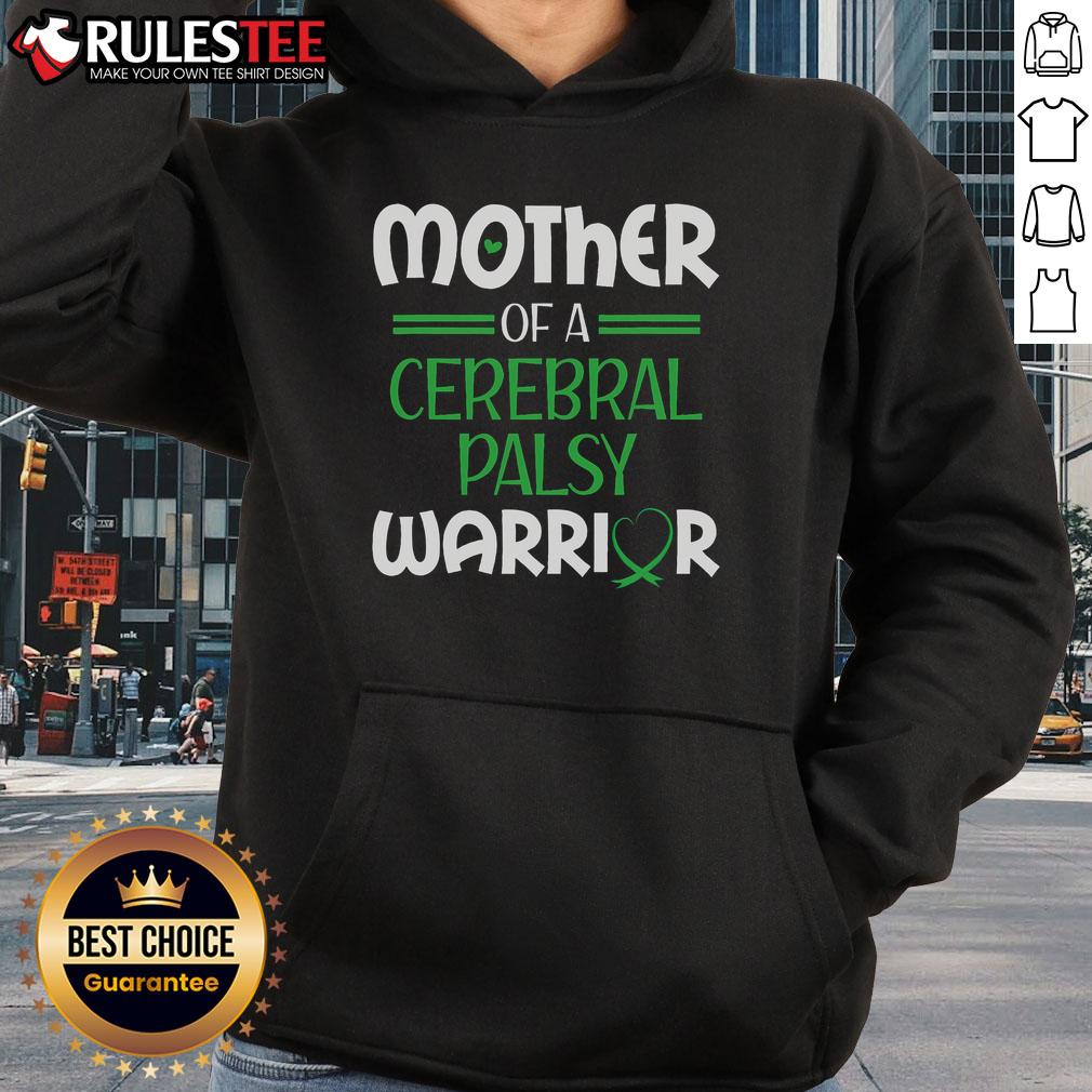 CP Mom wearing a green ribbon awareness hoodie, showcasing her strength as an Awesome Cerebral Palsy Warrior.