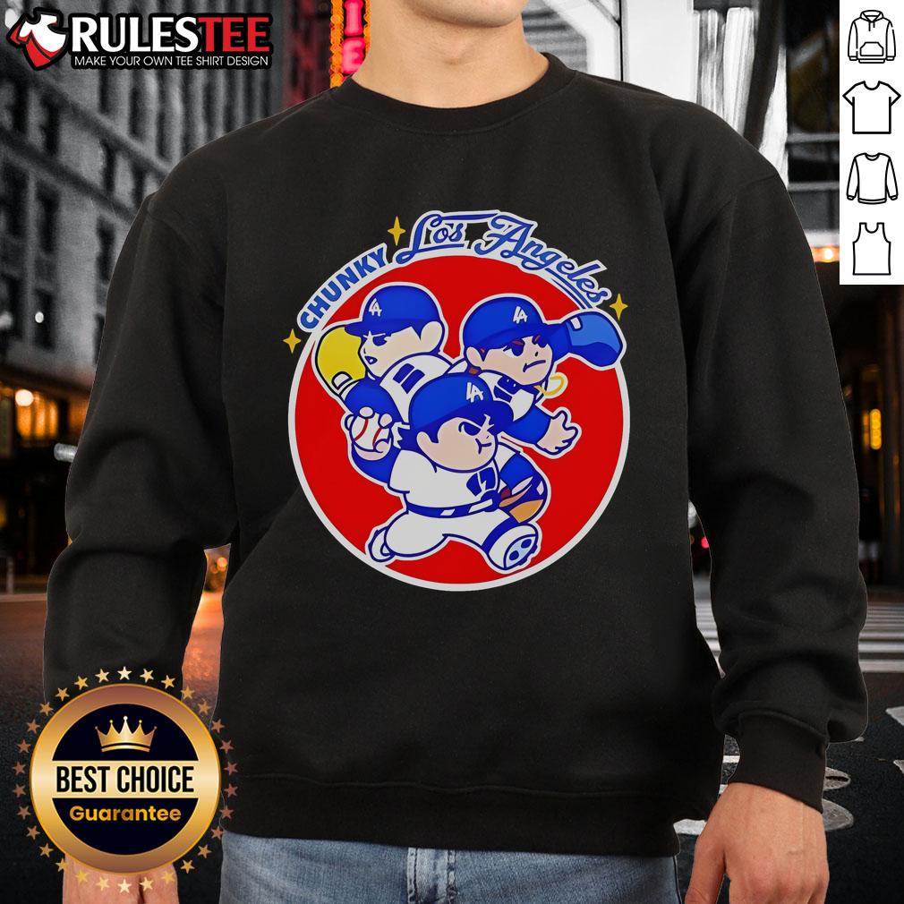 Awesome Chunky Chunkytani Bullpen Sweatshirt in cozy fabric, perfect for casual wear and stylish layering.
