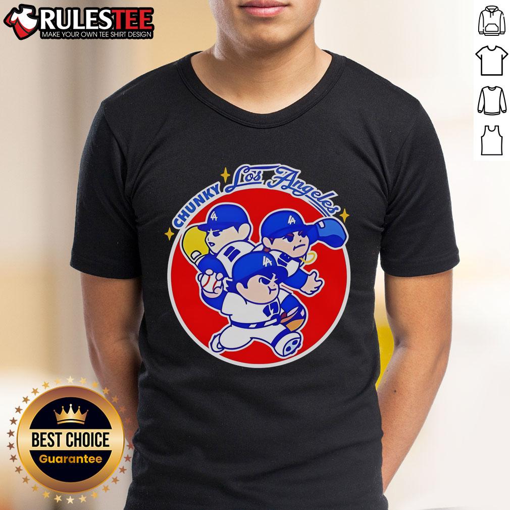 Awesome Chunky Chunkytani Bullpen T-Shirt featuring a bold design, perfect for casual wear and baseball fans.