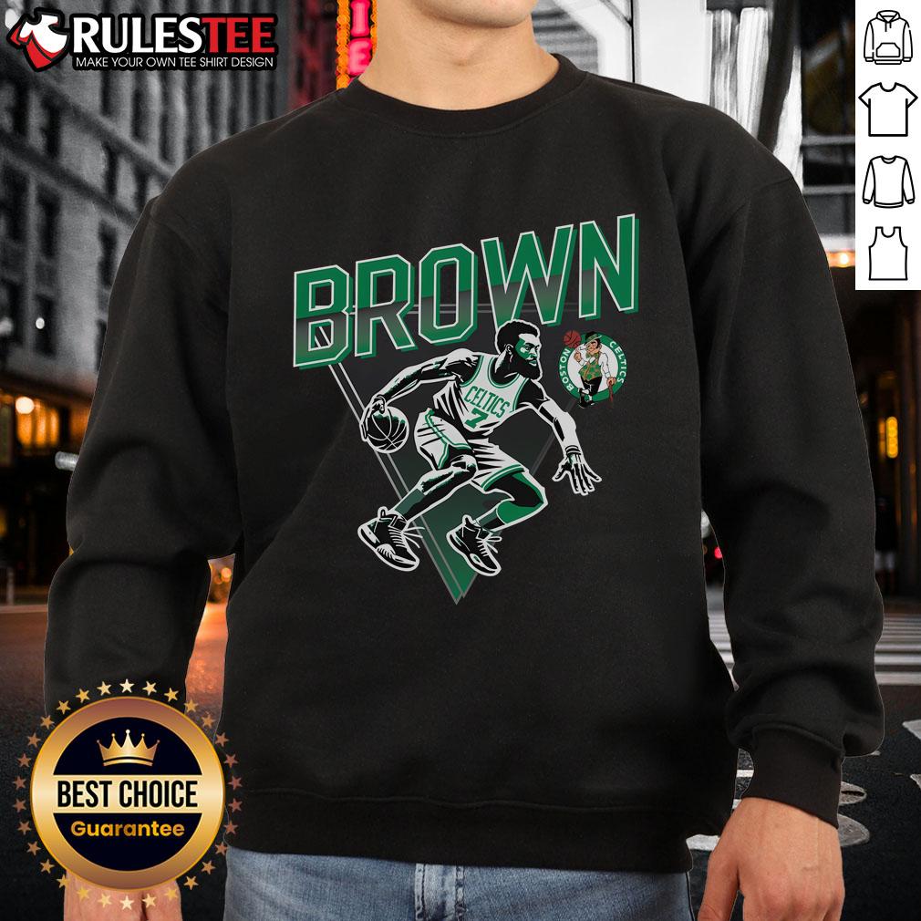 Alt Text: Awesome DraftKings X NBPA Jaylen Brown Sweatshirt featuring bold graphics and premium fabric for fans.