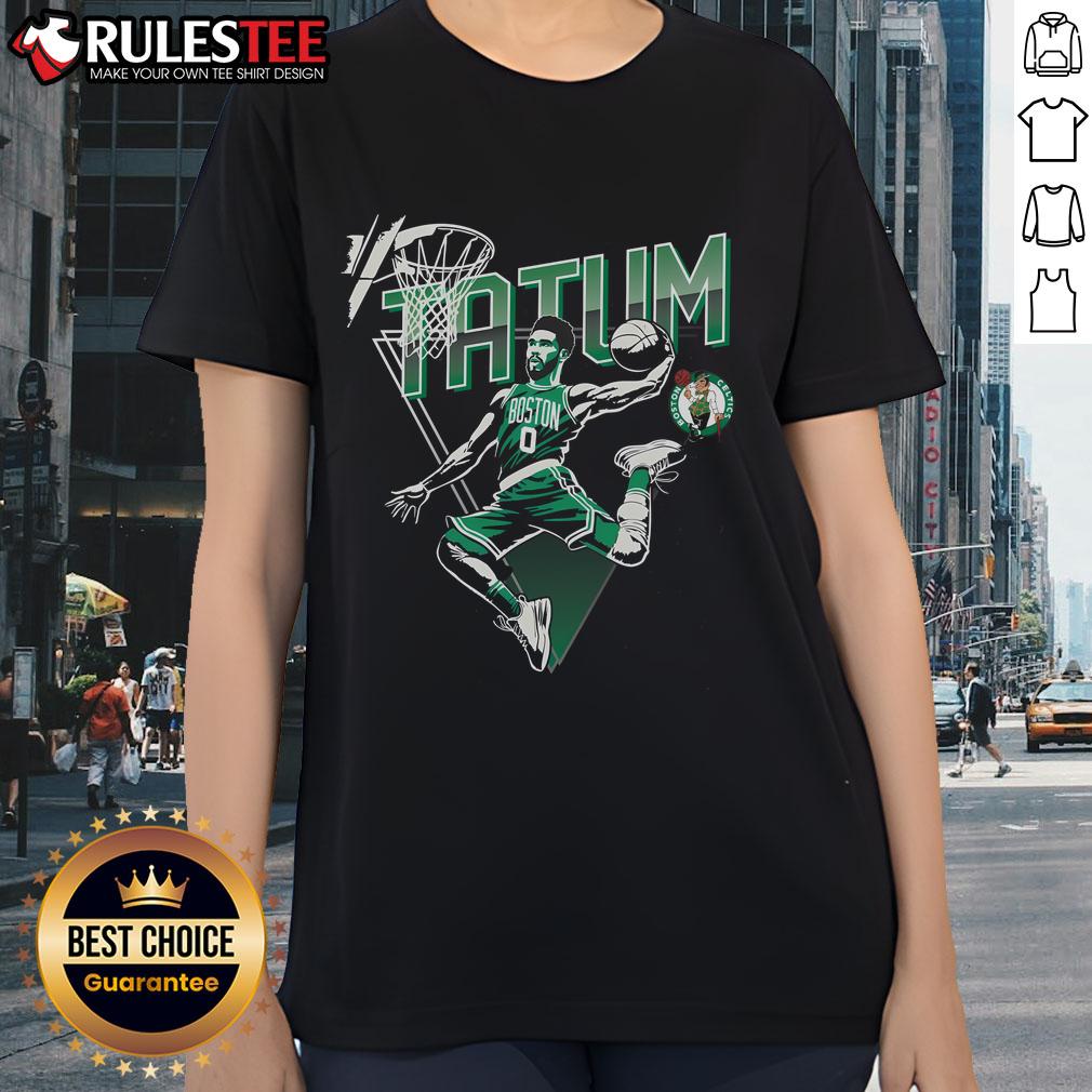 Awesome DraftKings x NBPA Jayson Tatum Ladies Tee featuring a stylish design for basketball fans and fashion lovers.