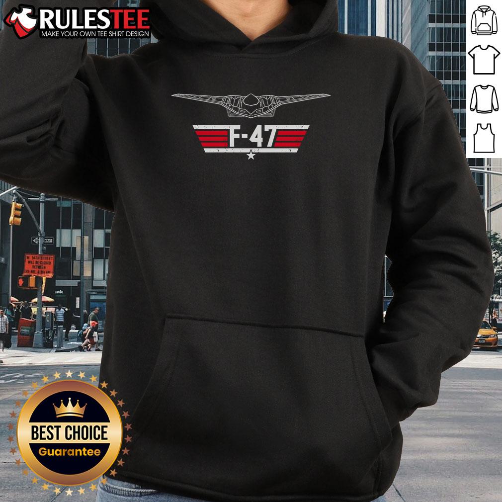 Awesome F-47 Top Gun Hoodie featuring a sleek design and vibrant graphics, perfect for aviation enthusiasts.