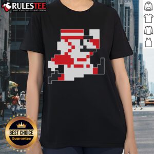 Awesome Mario Red Legs Ladies Tee featuring a vibrant graphic design, perfect for gaming fans and stylish casual wear.