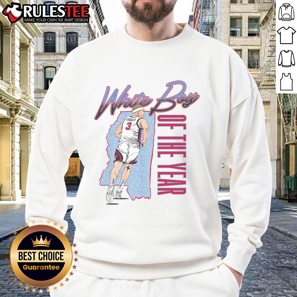 Awesome Sean Pedulla 3 White Day of the Year sweatshirt featuring a stylish design and comfortable fit.